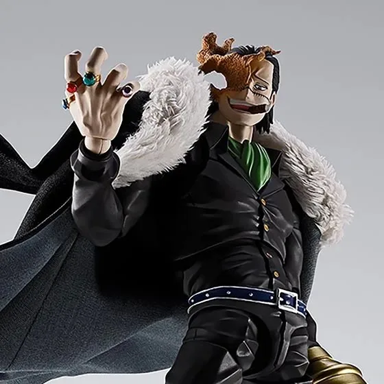 頂上決戰霸氣重現！S.H.Figuarts 克洛克達爾可動公仔登場 布製大衣與沙化特效配件極致還原